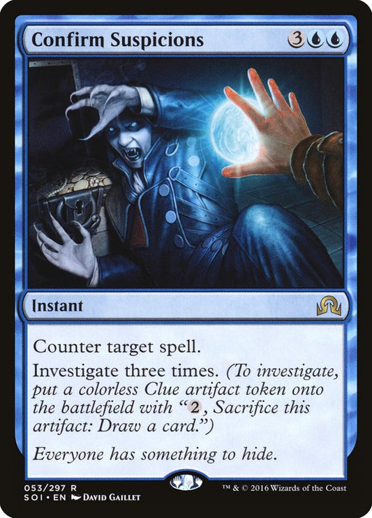 Confirm Suspicions - (Foil): Shadows over Innistrad