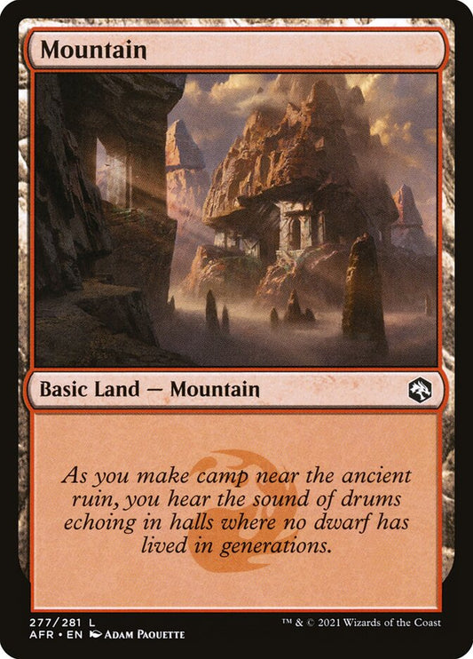 Mountain (#277) - (Foil): Adventures in the Forgotten Realms