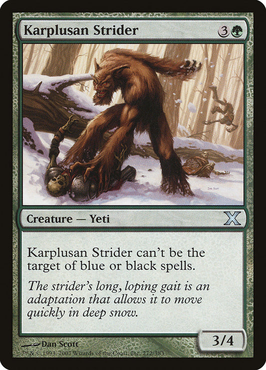 Karplusan Strider - (Foil): Tenth Edition