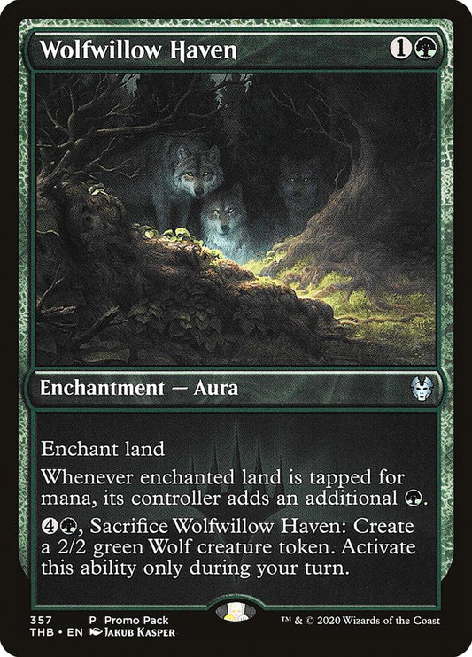 Wolfwillow Haven (Promo Pack) (Theros Beyond Death) - (Foil): Theros Beyond Death