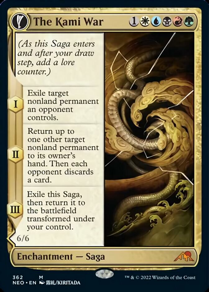 The Kami War // O-Kagachi Made Manifest (Showcase) - (Foil): Kamigawa: Neon Dynasty