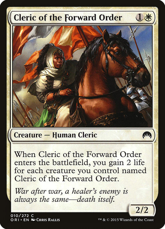 Cleric of the Forward Order: Magic Origins