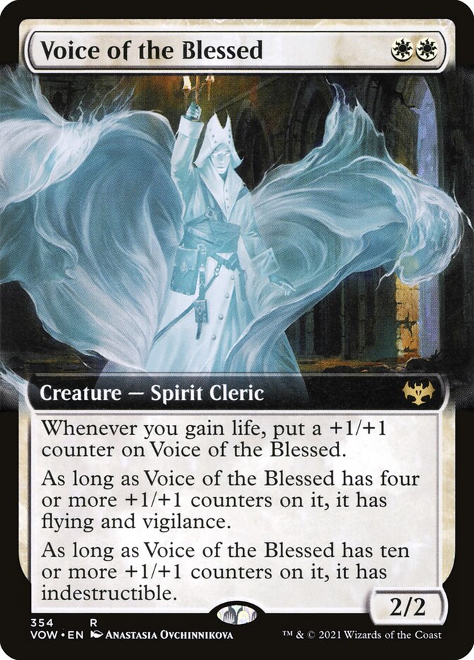Voice of the Blessed (Extended Art): Innistrad: Crimson Vow