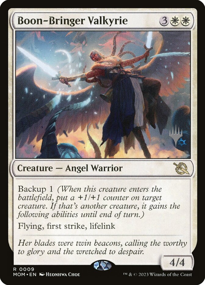 Boon-Bringer Valkyrie: March of the Machine Promos