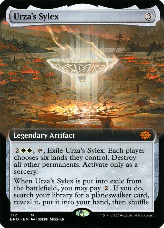 Urza's Sylex (Extended Art) - (Foil): The Brothers' War