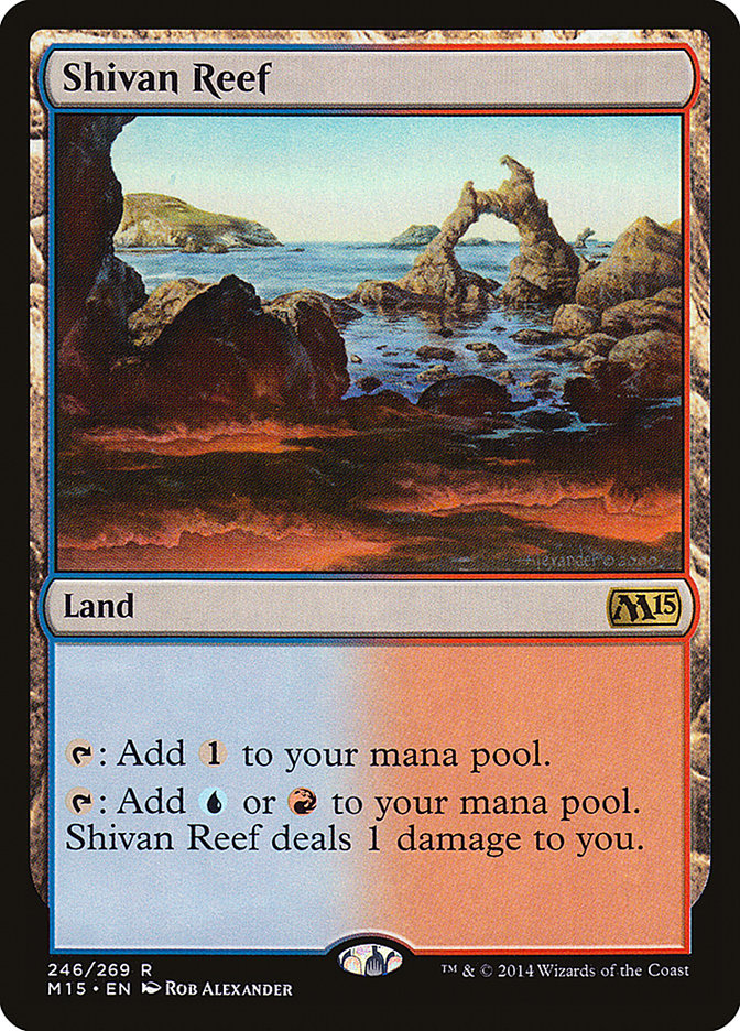 Shivan Reef - (Foil): Magic 2015