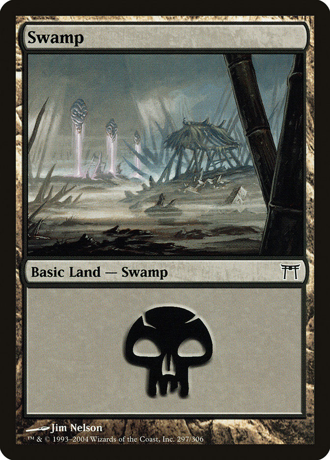 Swamp (#297): Champions of Kamigawa