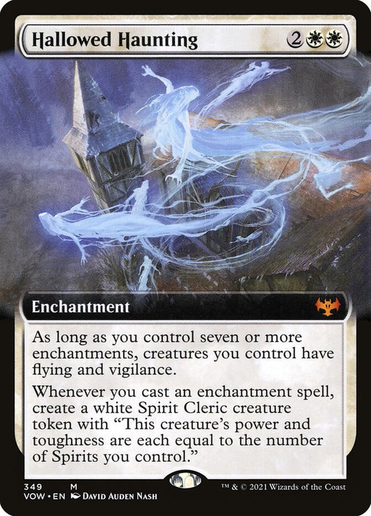 Hallowed Haunting (Extended Art) - (Foil): Innistrad: Crimson Vow