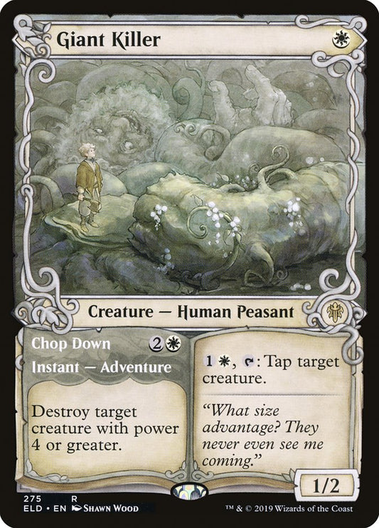 Giant Killer // Chop Down - (Foil): Throne of Eldraine
