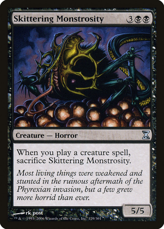 Skittering Monstrosity - (Foil): Time Spiral