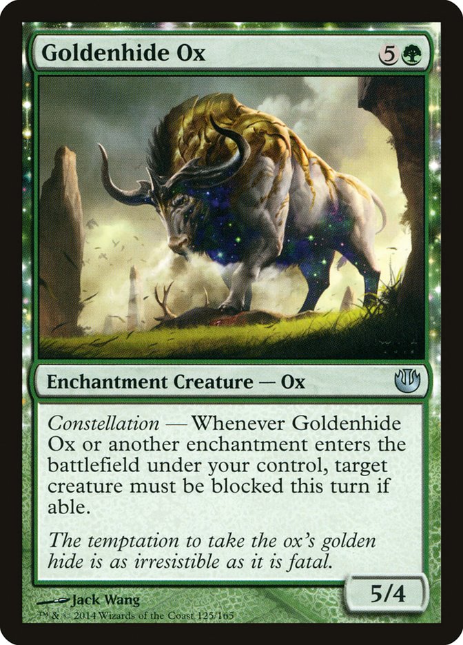 Goldenhide Ox - (Foil): Journey into Nyx