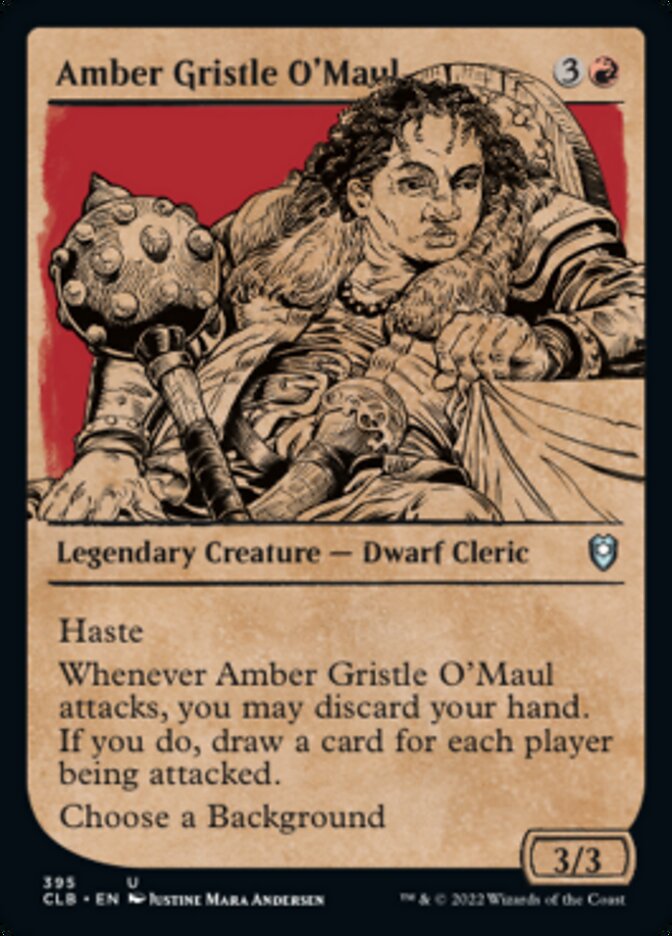 Amber Gristle O'Maul (Showcase): Commander Legends: Battle for Baldur's Gate
