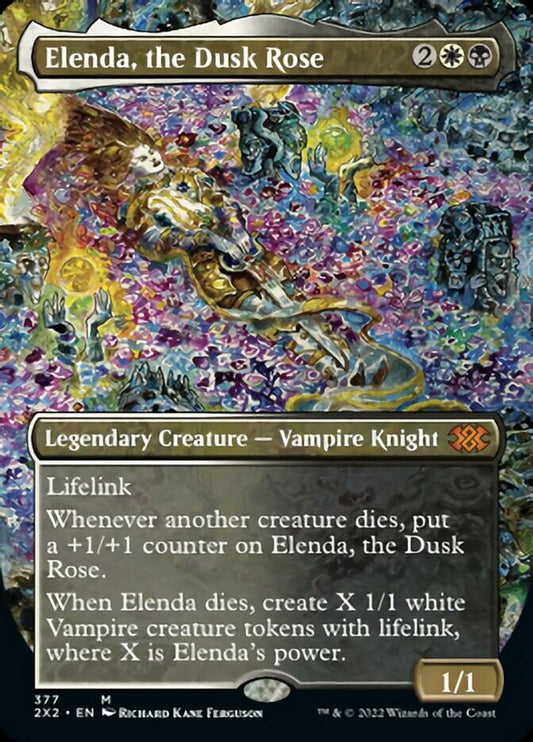 Elenda, the Dusk Rose (Borderless) - (Foil): Double Masters 2022
