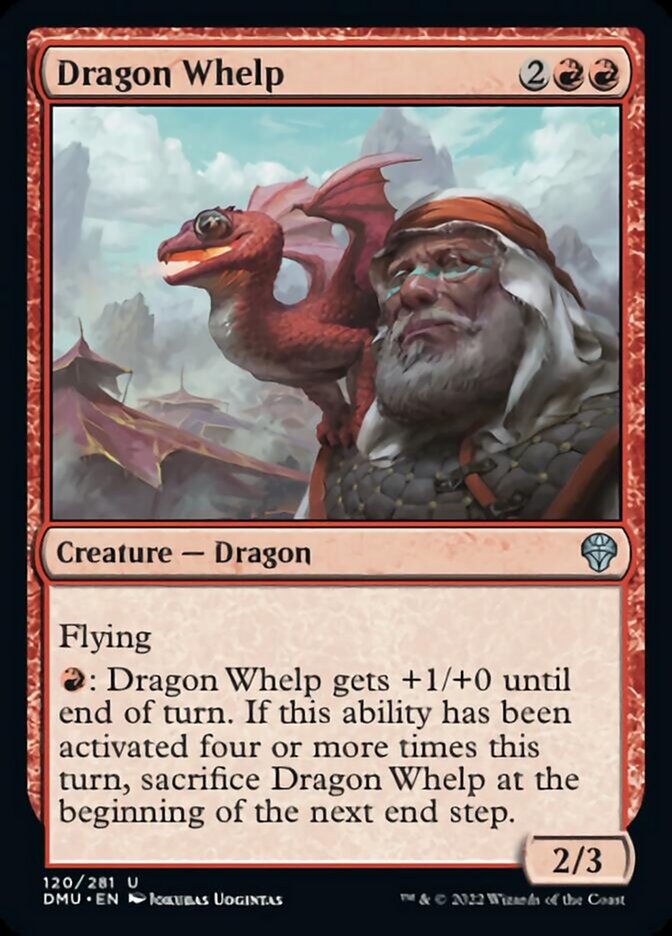 Dragon Whelp - (Foil): Dominaria United