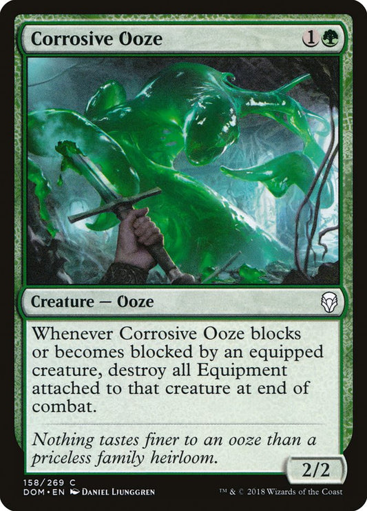 Corrosive Ooze - (Foil): Dominaria