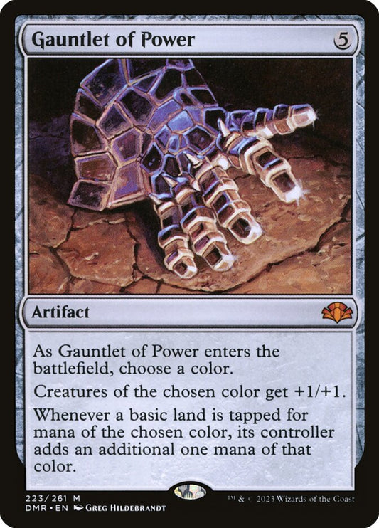 Gauntlet of Power - (Foil): Dominaria Remastered
