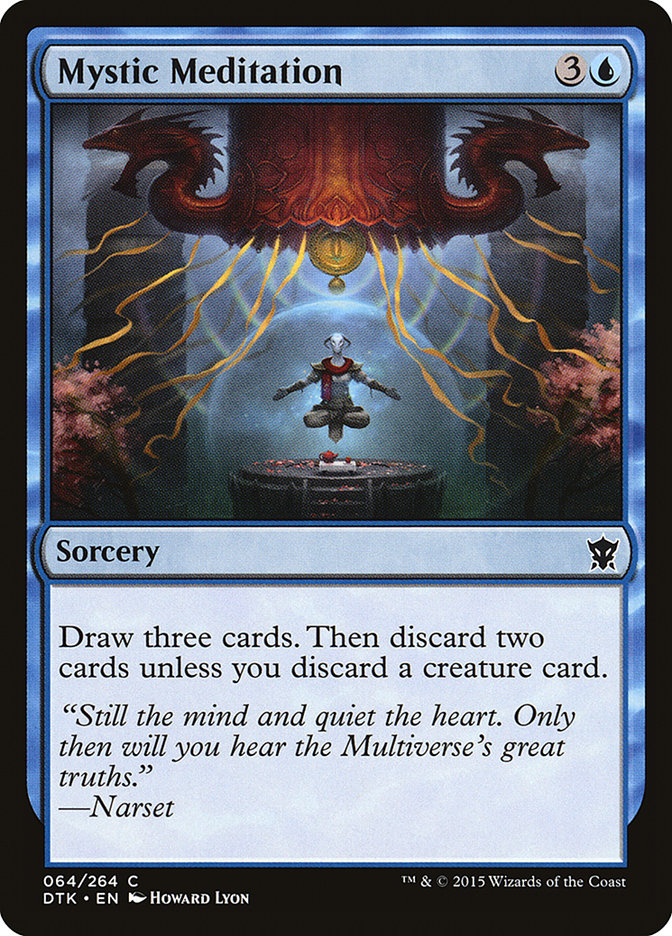 Mystic Meditation - (Foil): Dragons of Tarkir