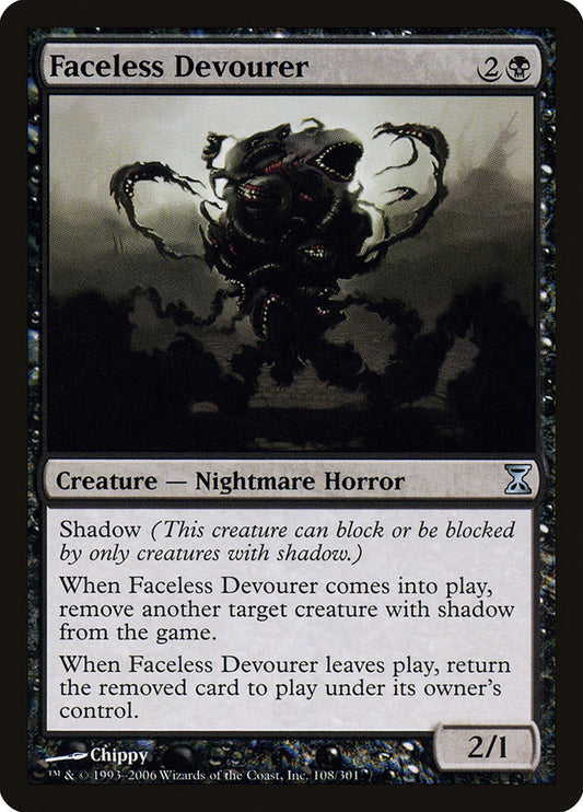 Faceless Devourer - (Foil): Time Spiral
