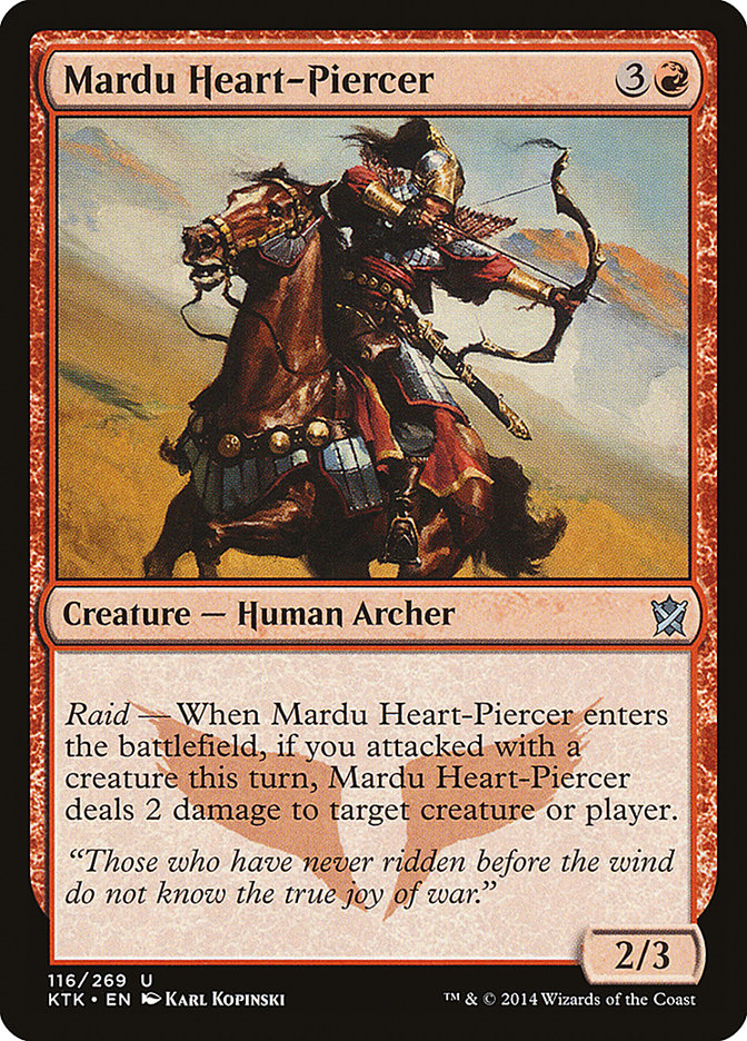 Mardu Heart-Piercer: Khans of Tarkir