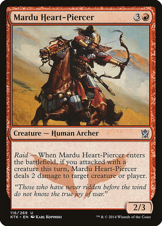 Mardu Heart-Piercer - (Foil): Khans of Tarkir