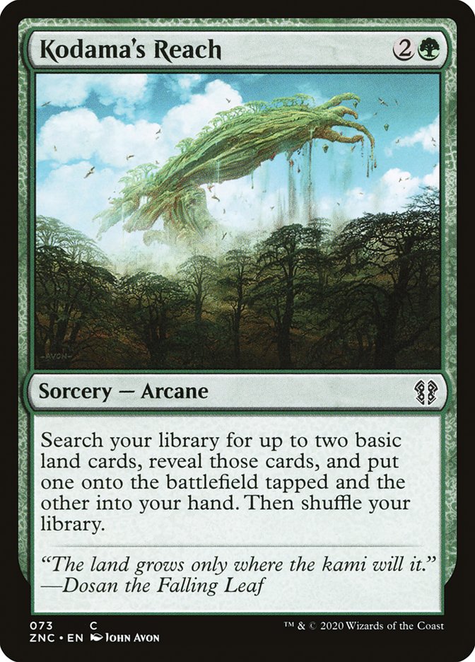 Kodama's Reach: Zendikar Rising Commander