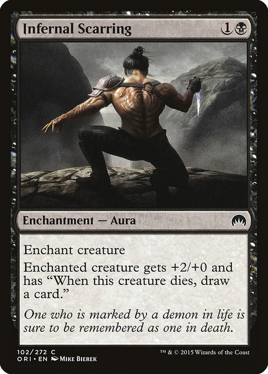 Infernal Scarring - (Foil): Magic Origins