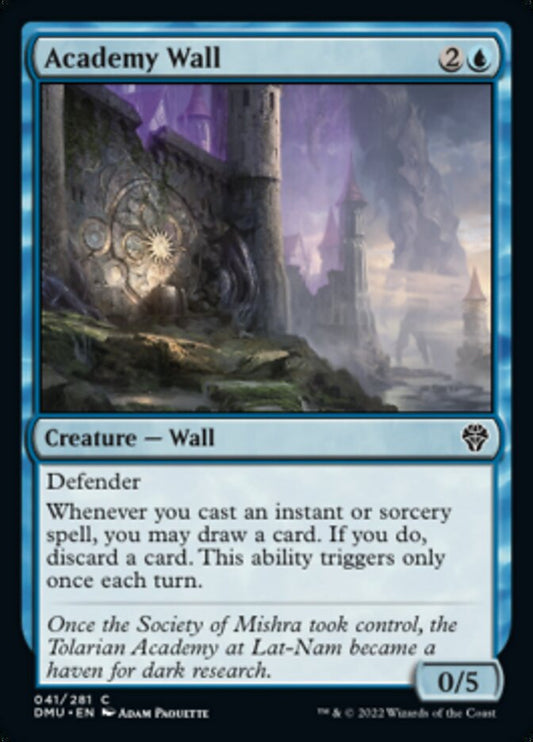 Academy Wall - (Foil): Dominaria United