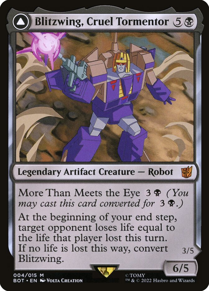 Blitzwing, Cruel Tormentor // Blitzwing, Adaptive Assailant - (Foil): Transformers