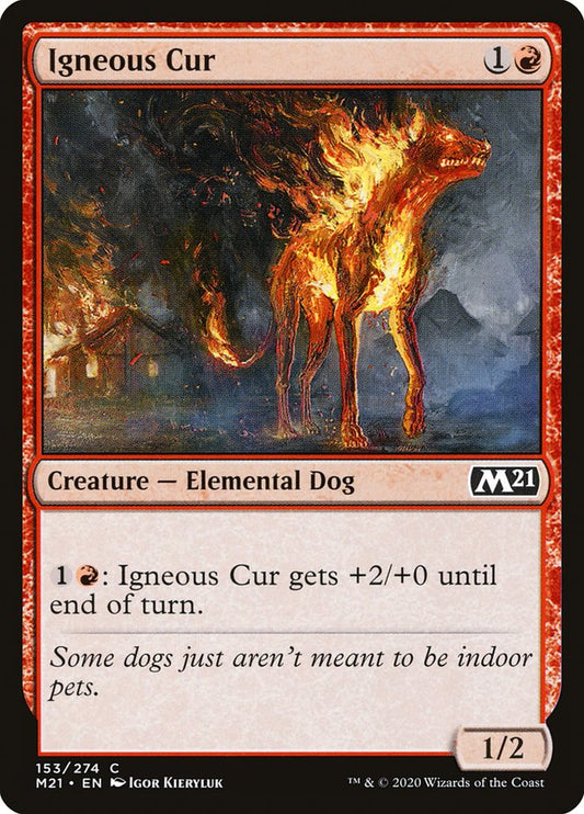 Igneous Cur - (Foil): Core Set 2021