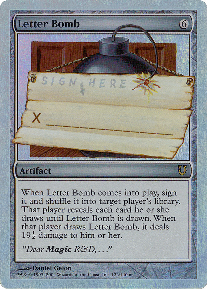 Letter Bomb - (Foil): Unhinged