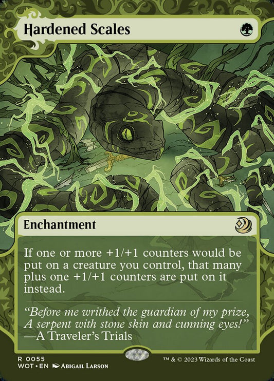 Hardened Scales (#055) - (Foil): Wilds of Eldraine: Enchanting Tales