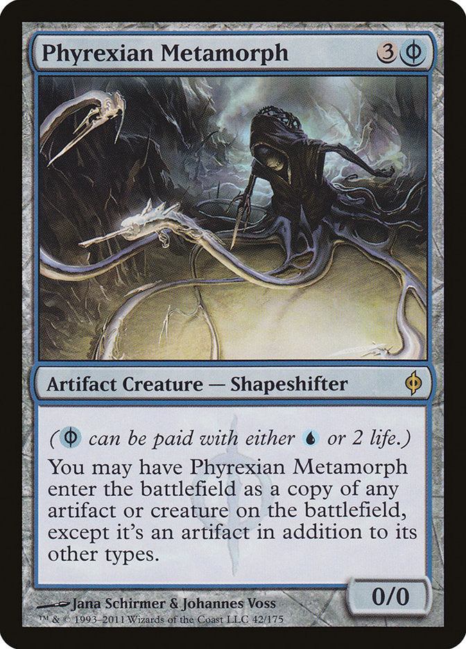 Phyrexian Metamorph - (Foil): New Phyrexia