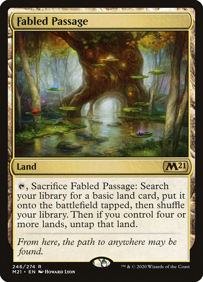 Fabled Passage - (Foil): Core Set 2021