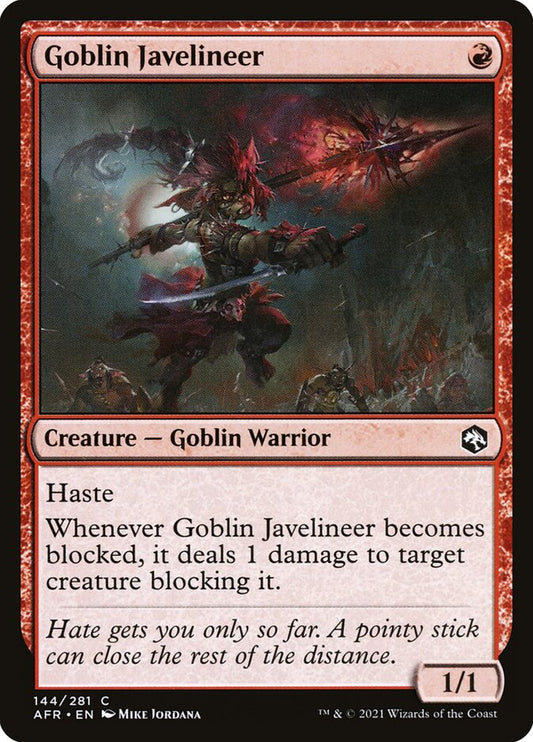 Goblin Javelineer - (Foil): Adventures in the Forgotten Realms