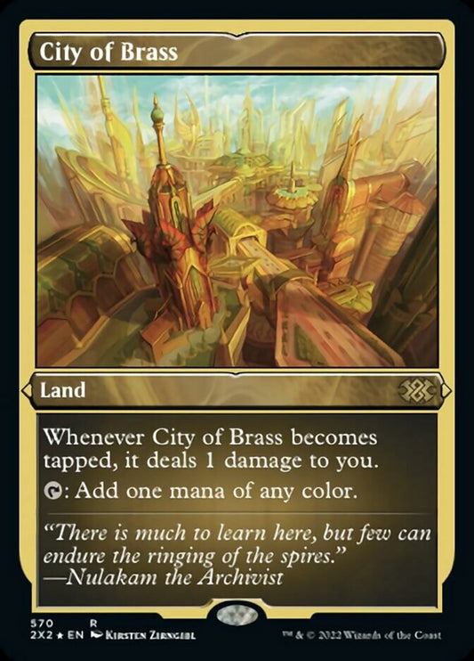 City of Brass (Foil Etched) - (Foil): Double Masters 2022