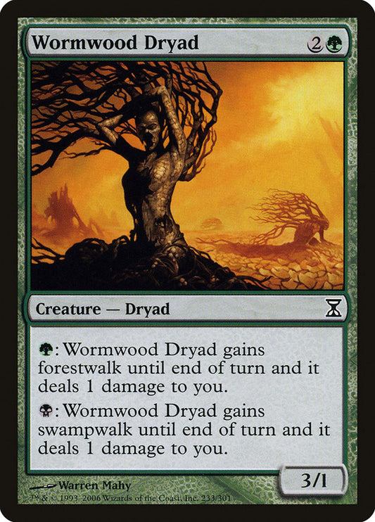 Wormwood Dryad - (Foil): Time Spiral