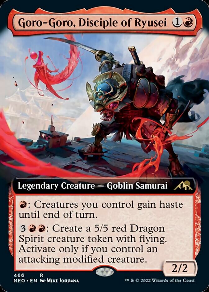 Goro-Goro, Disciple of Ryusei (Extended Art): Kamigawa: Neon Dynasty