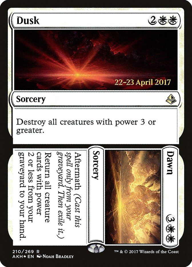 Dusk // Dawn (Prerelease) (Amonkhet) - (Foil): Amonkhet Promos