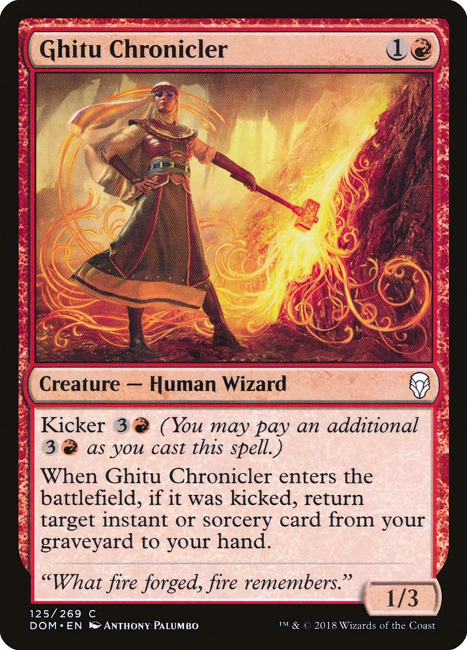 Ghitu Chronicler - (Foil): Dominaria