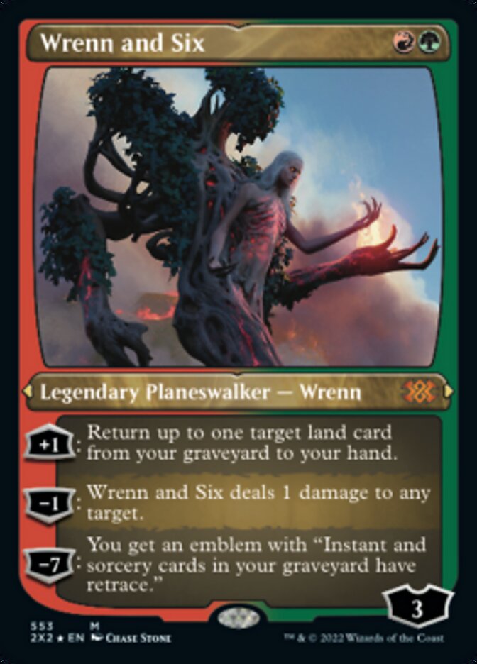 Wrenn and Six (Foil Etched) - (Foil): Double Masters 2022