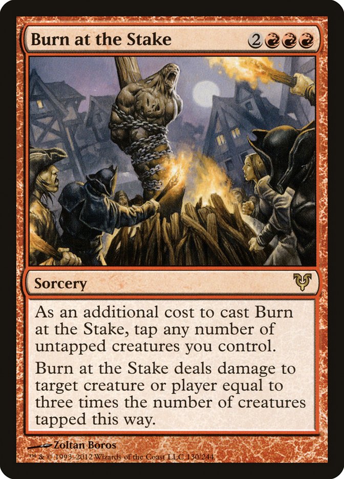 Burn at the Stake - (Foil): Avacyn Restored