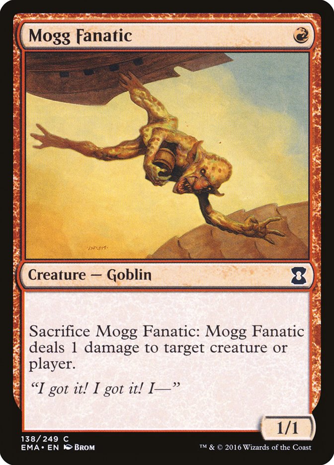 Mogg Fanatic - (Foil): Eternal Masters