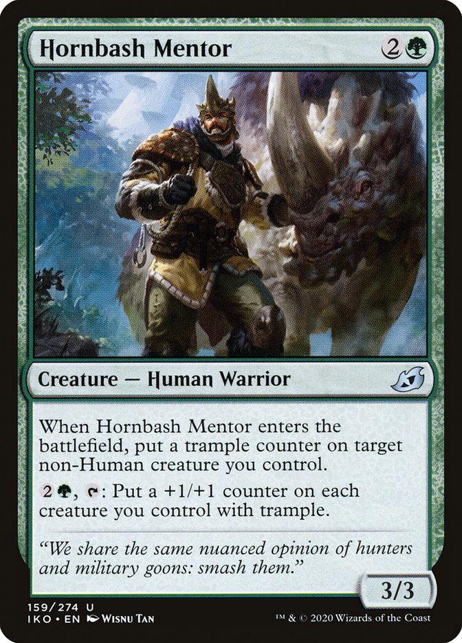 Hornbash Mentor - (Foil): Ikoria: Lair of Behemoths