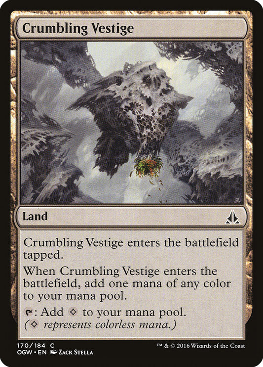 Crumbling Vestige - (Foil): Oath of the Gatewatch