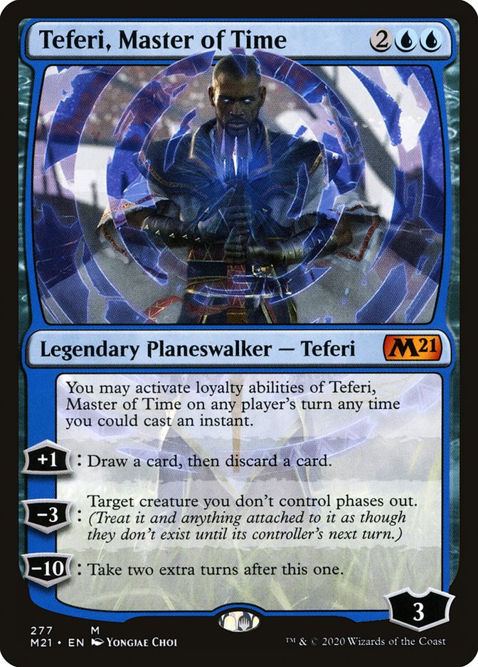Teferi, Master of Time (#277) - (Foil): Core Set 2021
