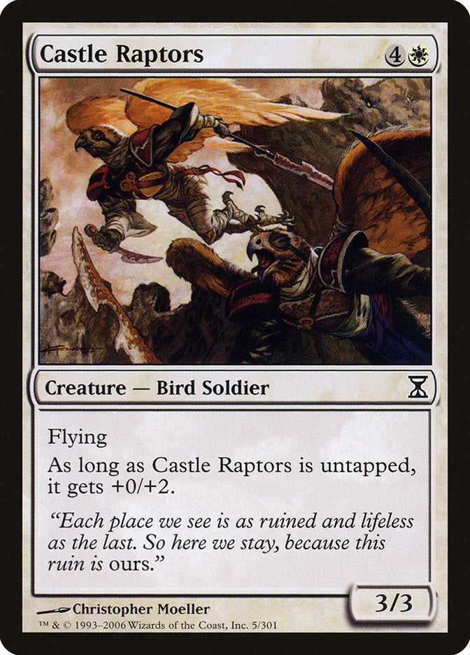 Castle Raptors - (Foil): Time Spiral