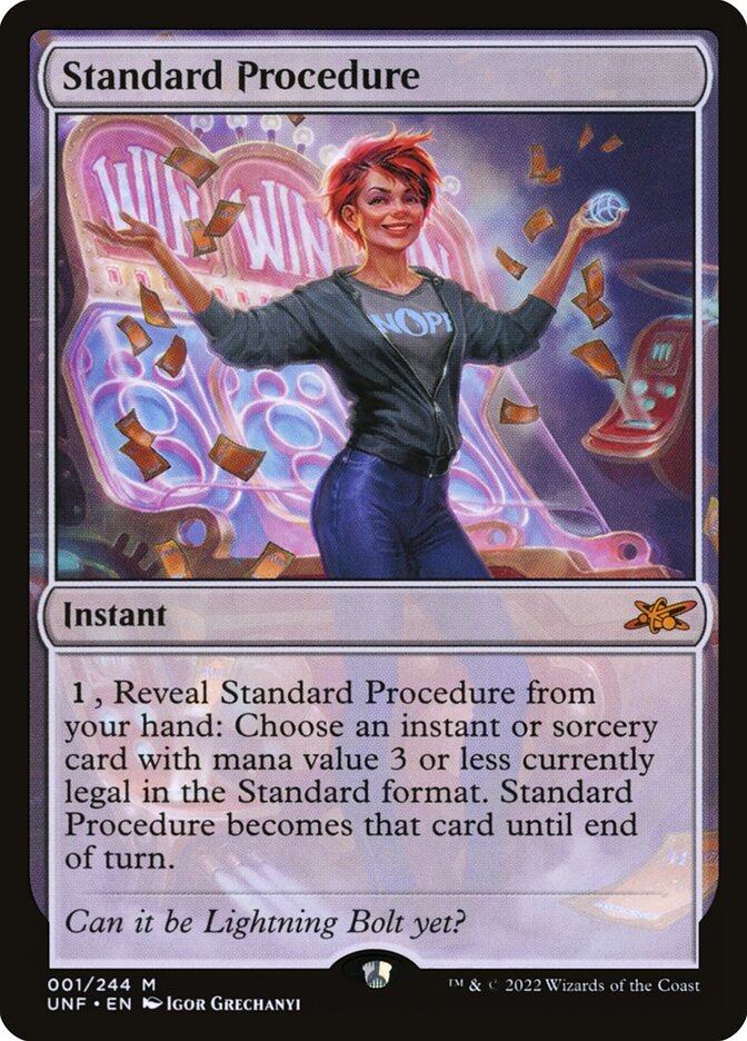Standard Procedure - (Foil): Unfinity