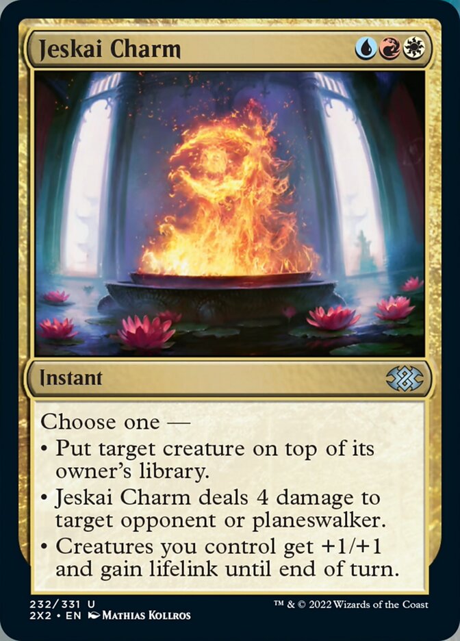 Jeskai Charm - (Foil): Double Masters 2022