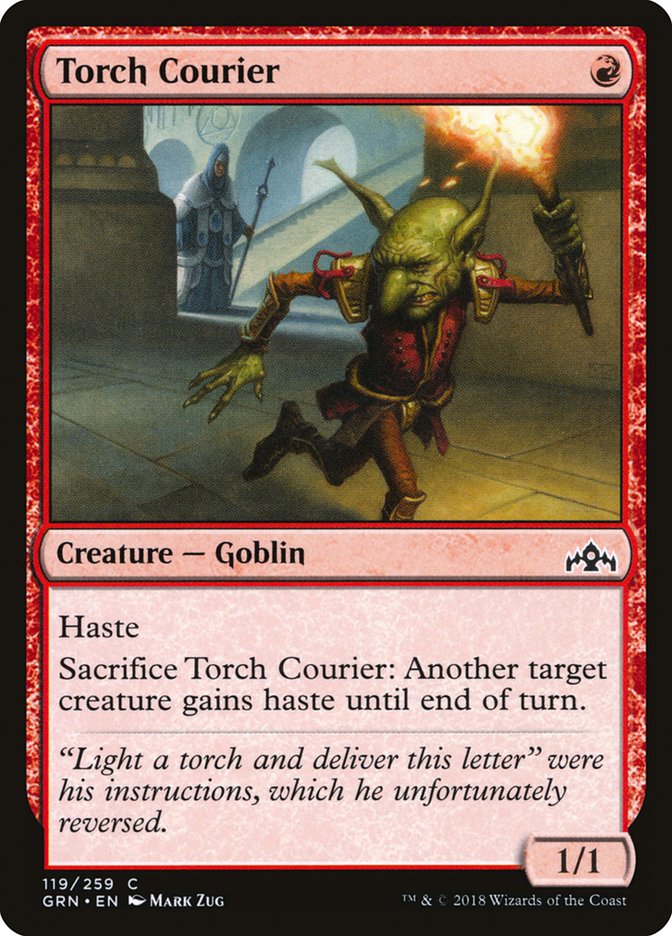 Torch Courier - (Foil): Guilds of Ravnica
