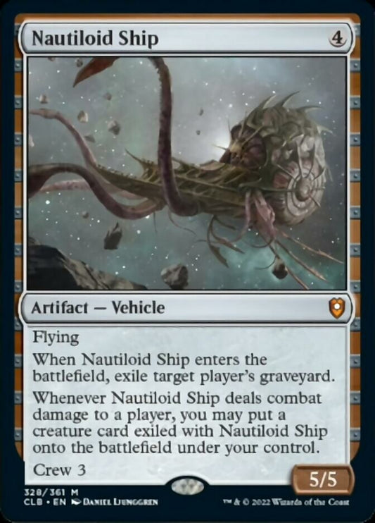 Nautiloid Ship - (Foil): Commander Legends: Battle for Baldur's Gate